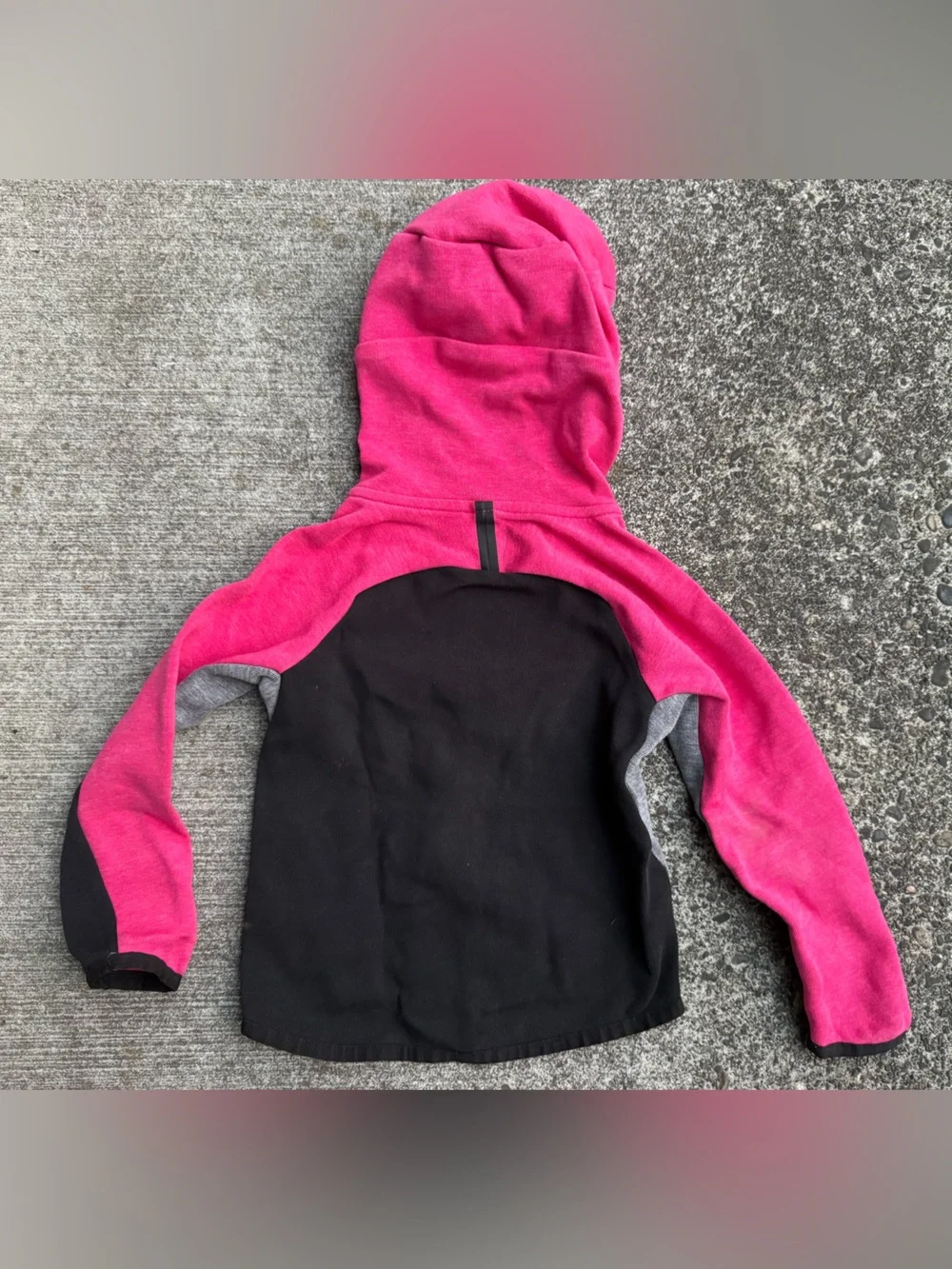 Nike Tech Fleece Hoodie Kids 3T Pink/gray Fleece Hooded Jacket Sweatshirt
